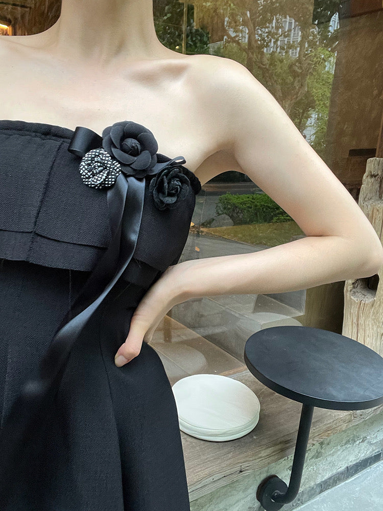 Black Rozi Maxi Dress
