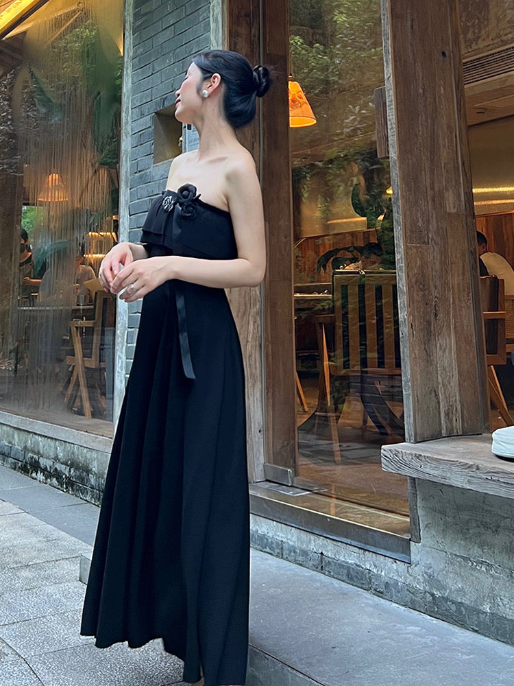 Black Rozi Maxi Dress