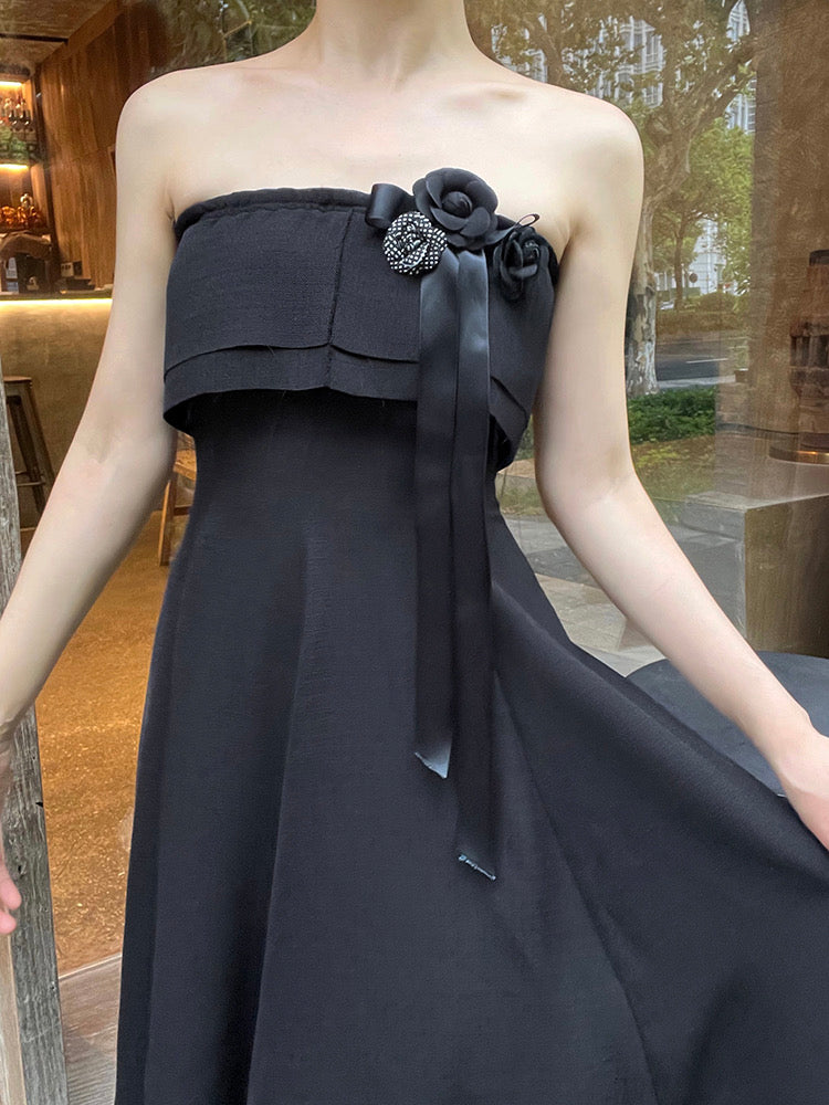 Black Rozi Maxi Dress