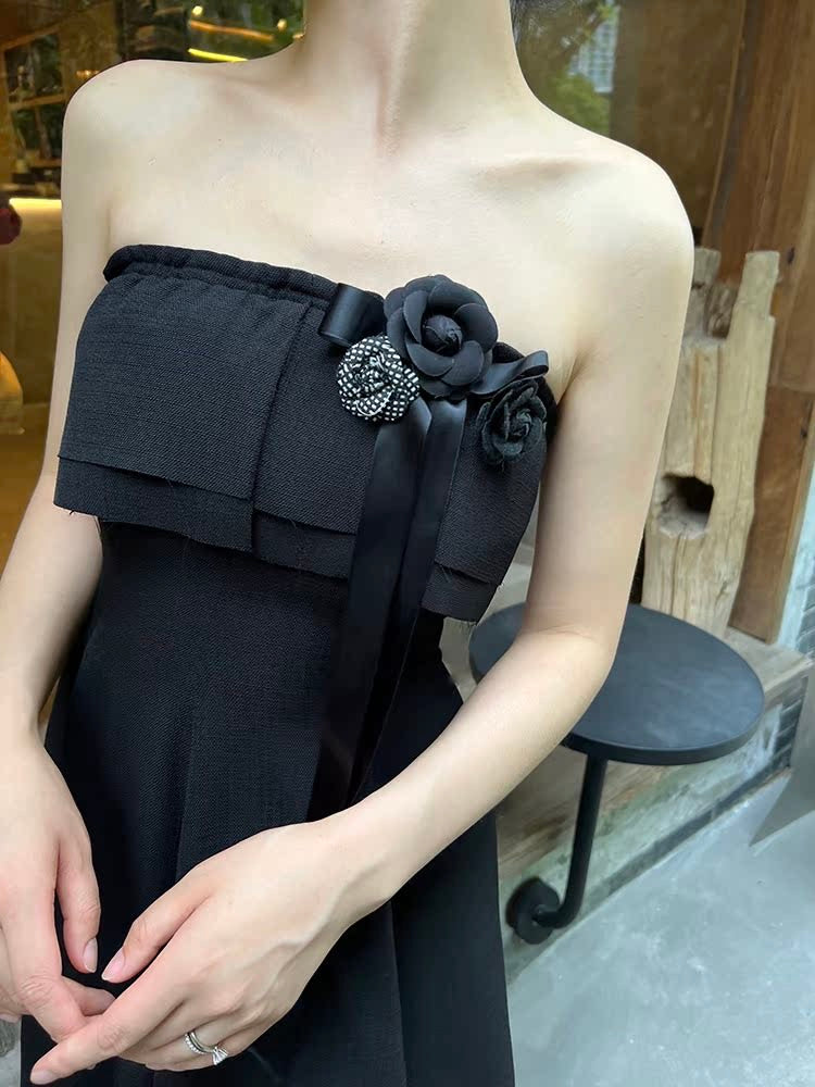 Black Rozi Maxi Dress